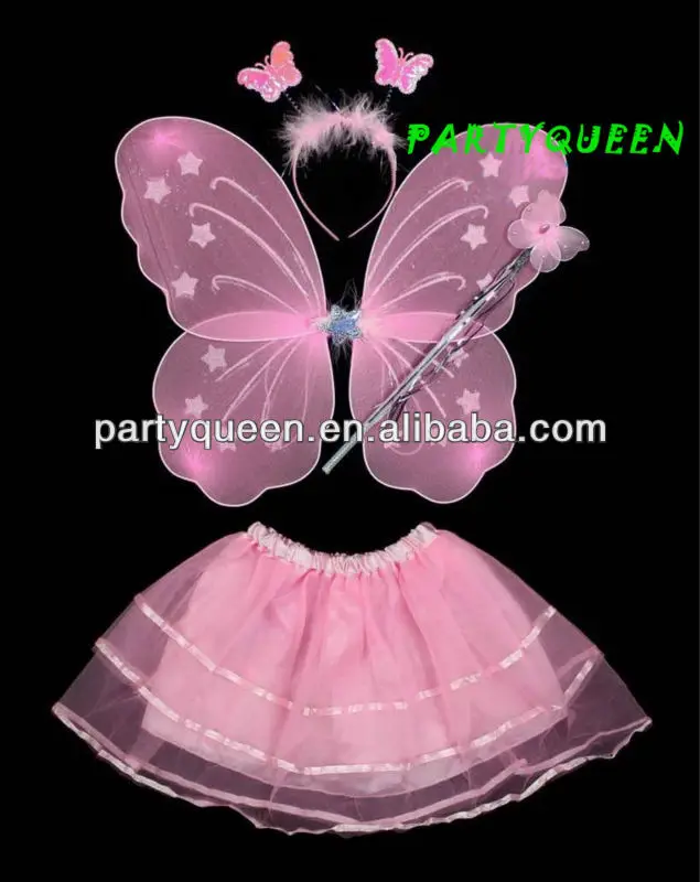 tutu & butterfly wings set P-T022