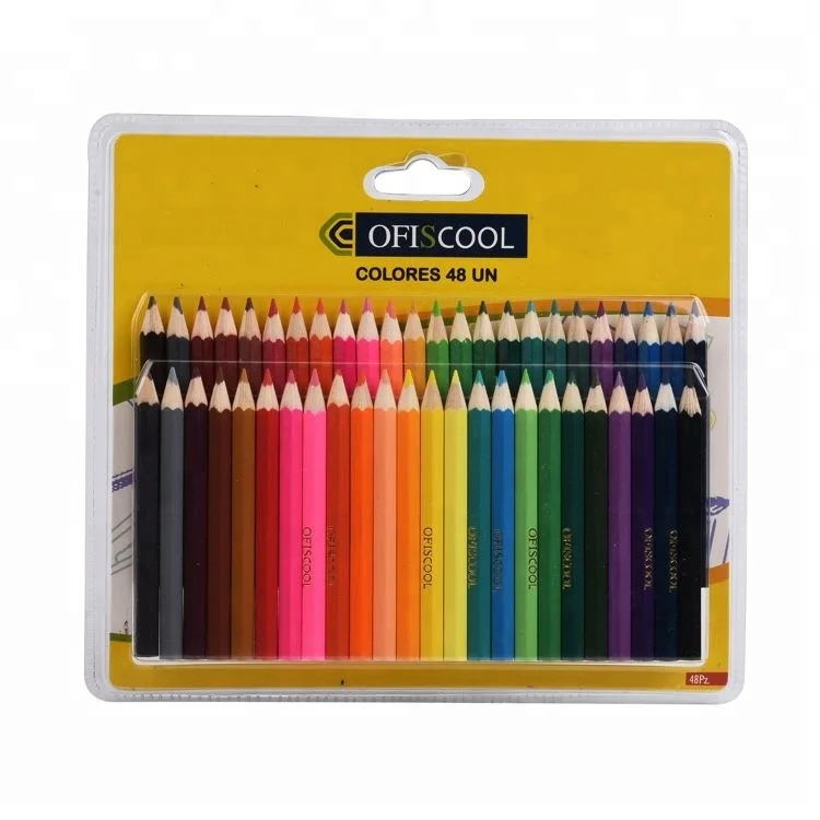 48 Colors High Quality Colored Pencils Set