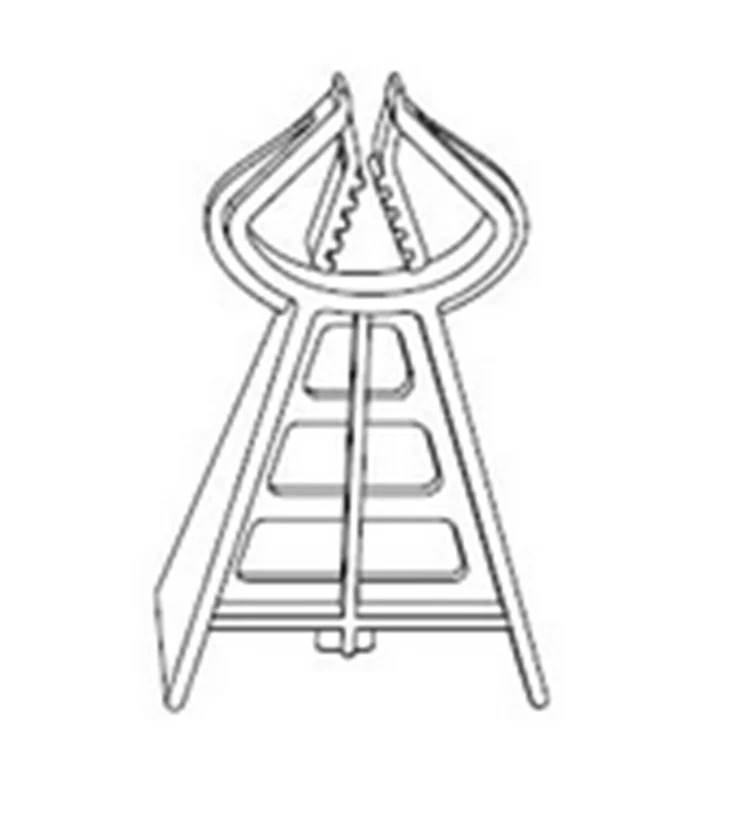 Бетонные пластиковые распорки для арматуры для строительства 1 1/4 дюйма