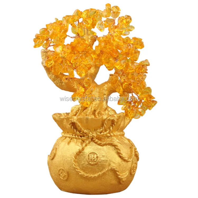 Natural Gemstone crystal tree crystal amethyst rock stone tree