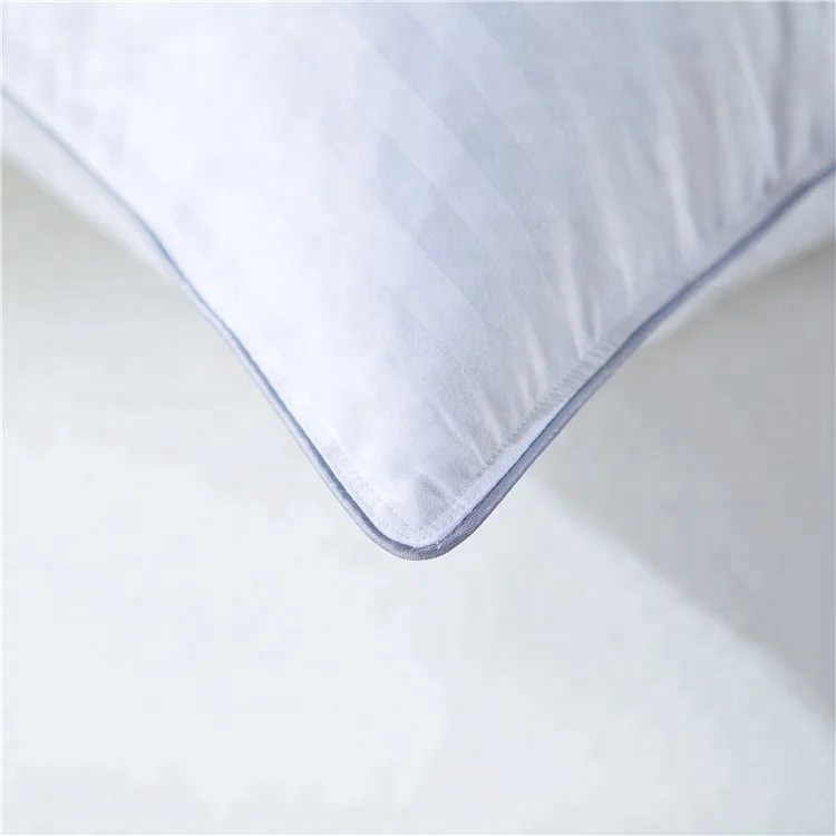 Feather Pillows Goose Feather Pillow Wholesale Promotional Best Selling Factory Price Almohada Hotel Soft Down Adults Neck 50pcs