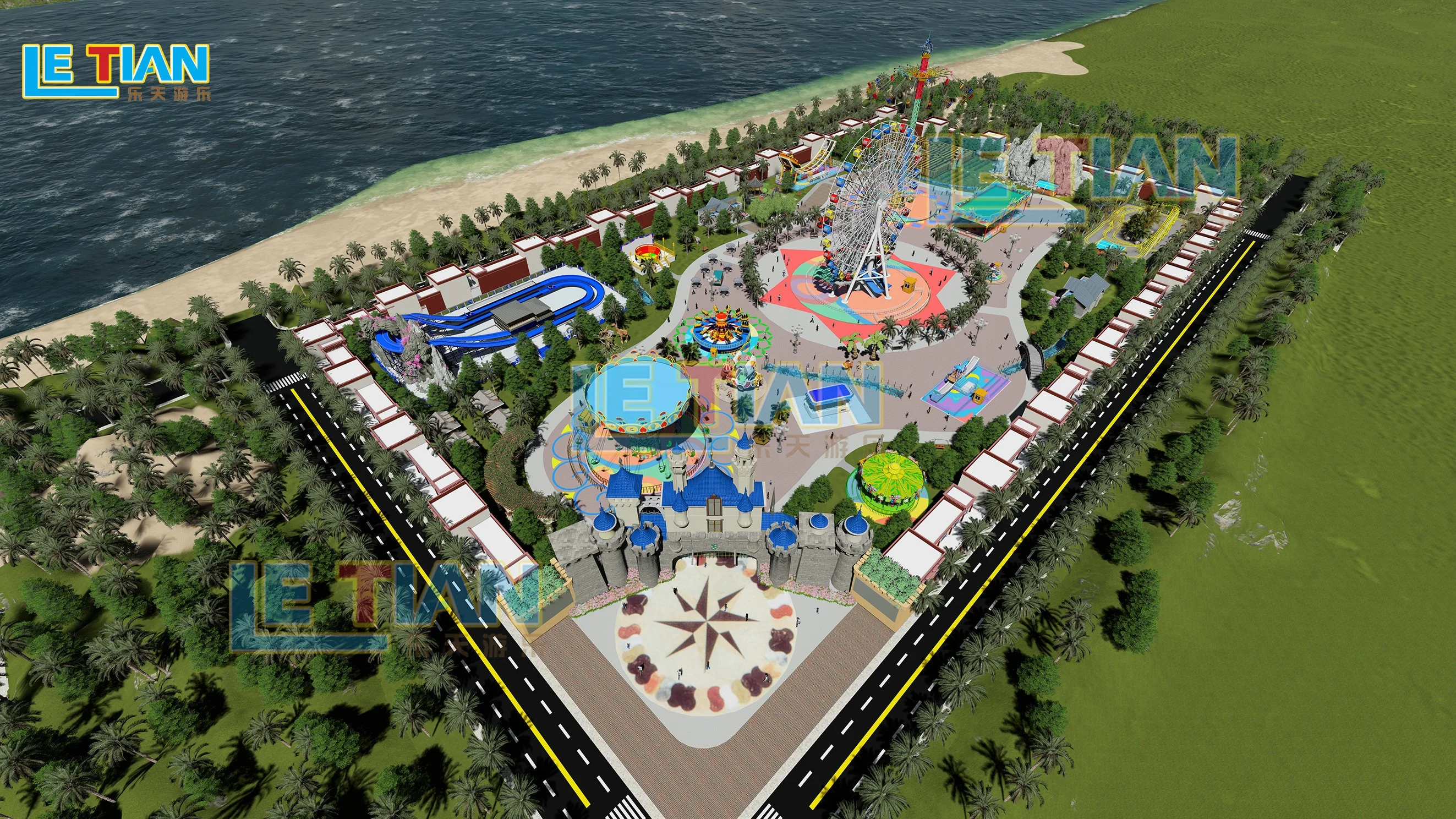 Professional and Practical Playground Planning and Design  Park Planning and Design for Sale