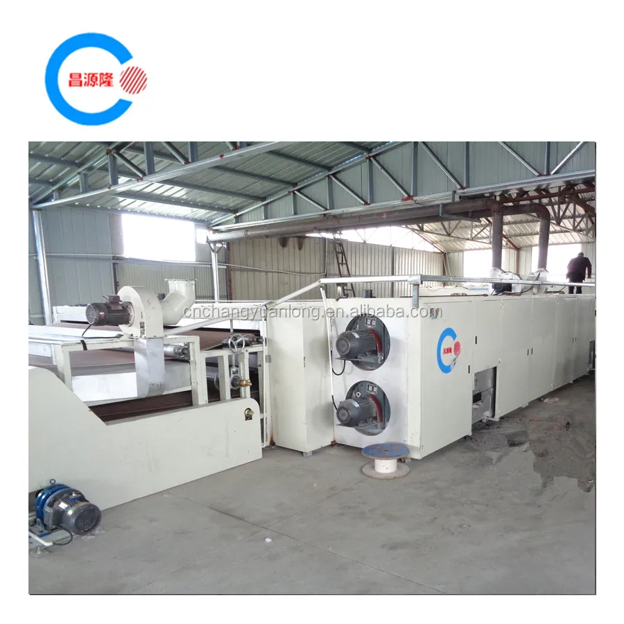 Qingdao polyester wadding production line for polyester wadding roll making