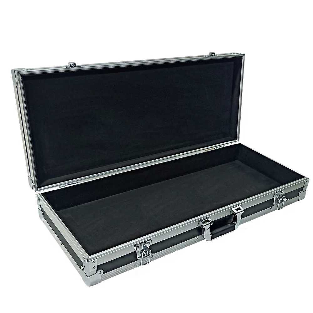 OEM guangzhou custom High quality black Rectangle  aluminum flight case dj cheap aluminum tool box flight case