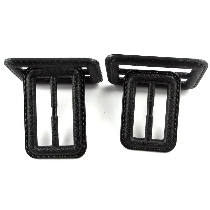 Black color abs buckle belt for coat