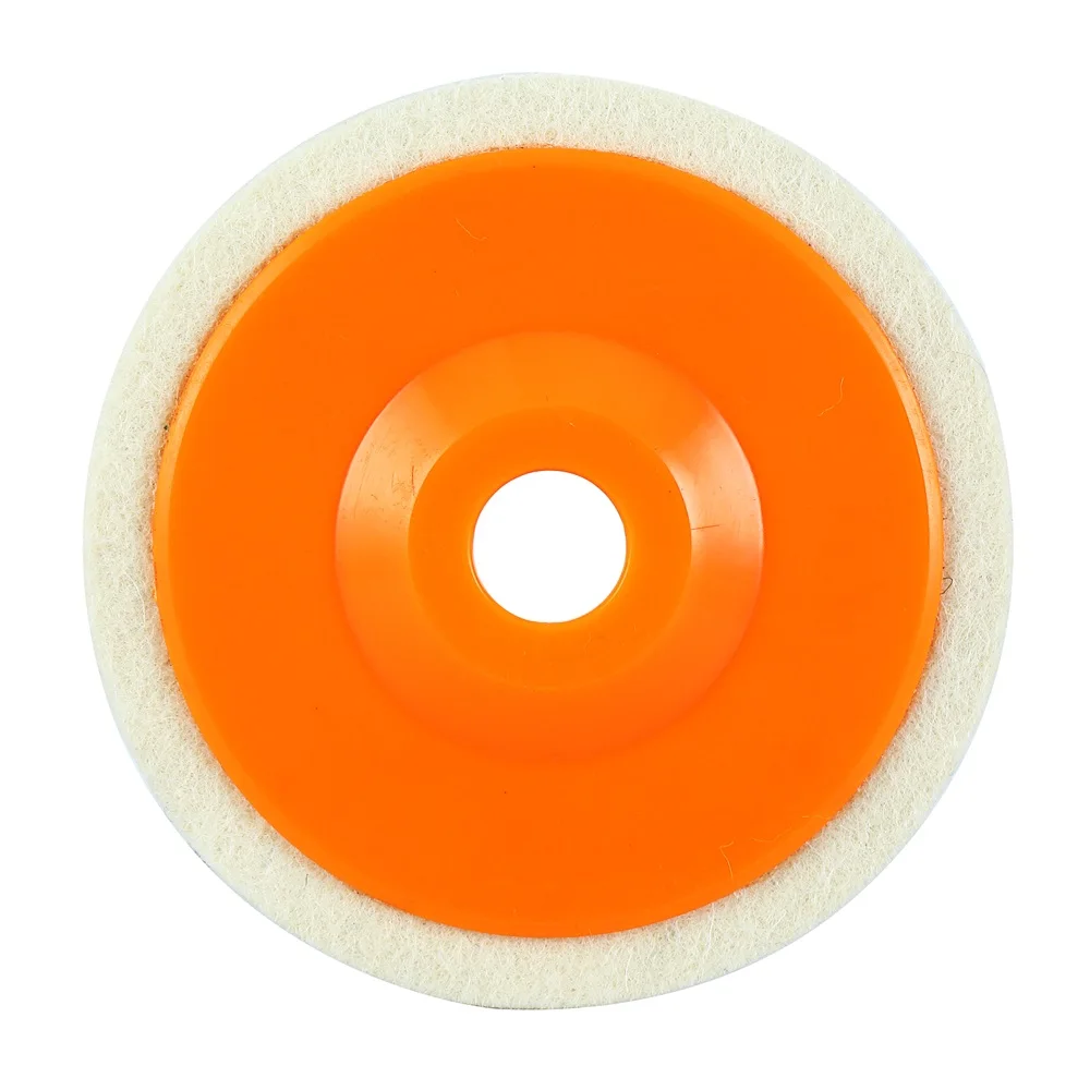 4 - inch Wool Disc  angular felt wheel felt disc wool wheel  for polishing glass,stone,jewelry,wood,metal
