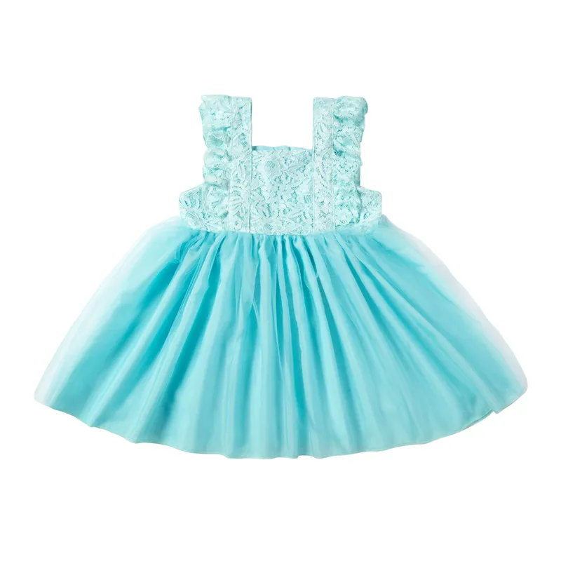 Custom Newborn Birthday Party Boutique Apparel for 0 1 2 3 Months European Baby Girl Small Size Dresses