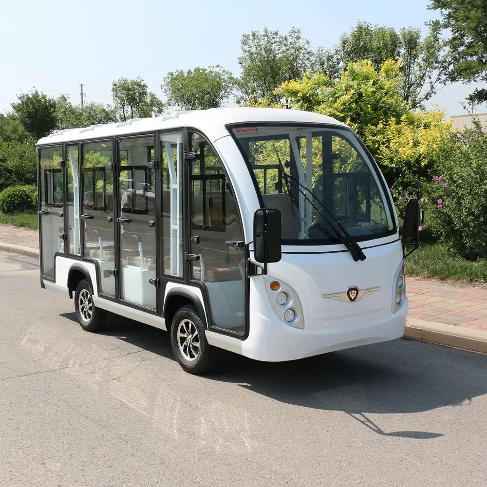 11 пассажирский Электрический экскурсионный автобус цена