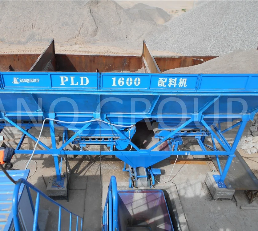 Hot Sale HZS Series Hopper Type Concrete Batching Plant  Hopper concrete mixing plant