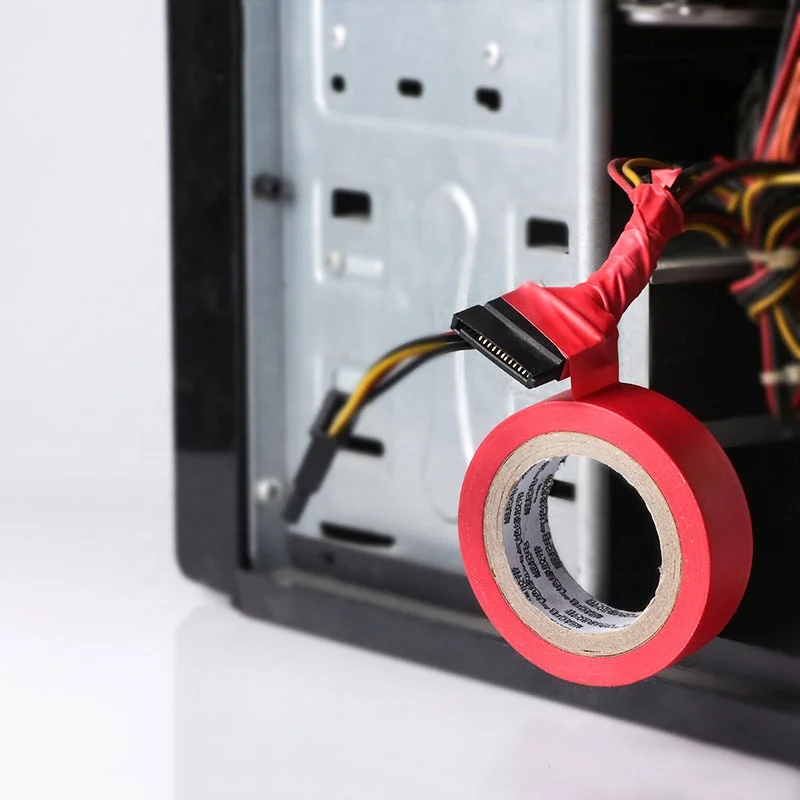 
high quality black blue green white red yellow moisture resisture adhesive pvc electric electrical insulating insulation tape 