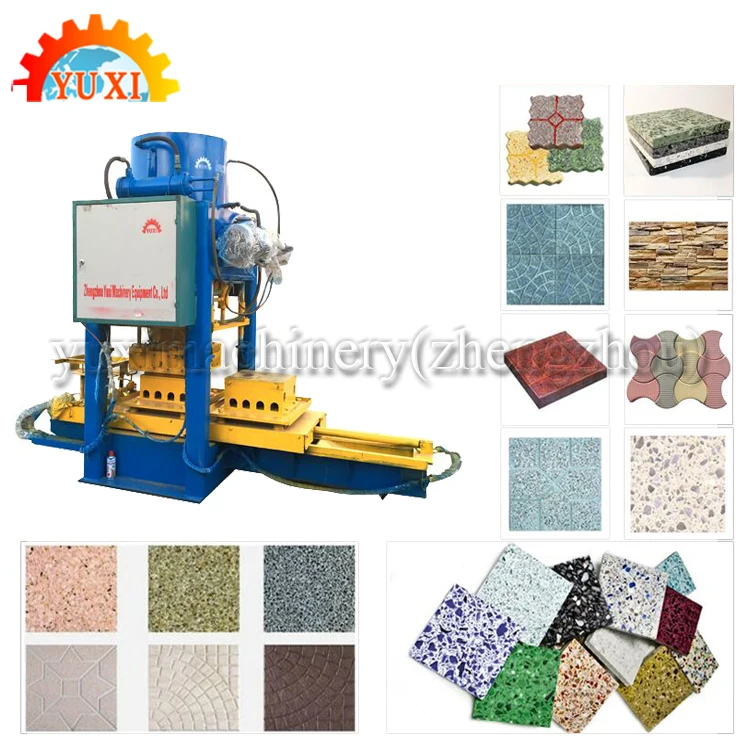 Terrazzo Floor Tile Paving Machine Artificial Stone Tile Making Machine