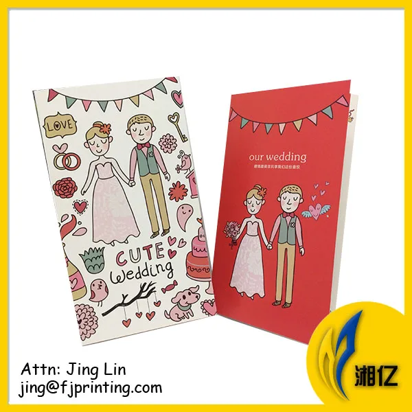 
Custom design Wedding Birthday Christmas Greeting Card Printing 