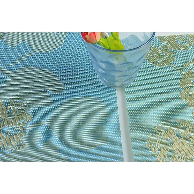High Quality PVC Table Mats for Restaurant Woven placemat Dining Plate Dish Mat