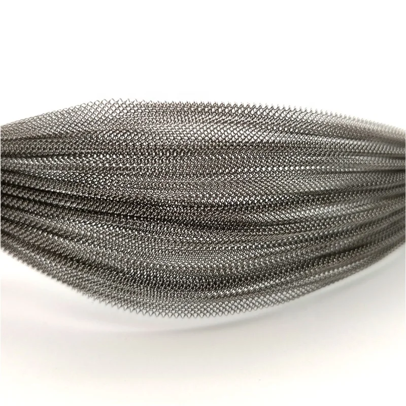 High Quality Women Stainless Steel Mesh Wide Bracelet Magnetic Clasp  Bangle With Flower Charm