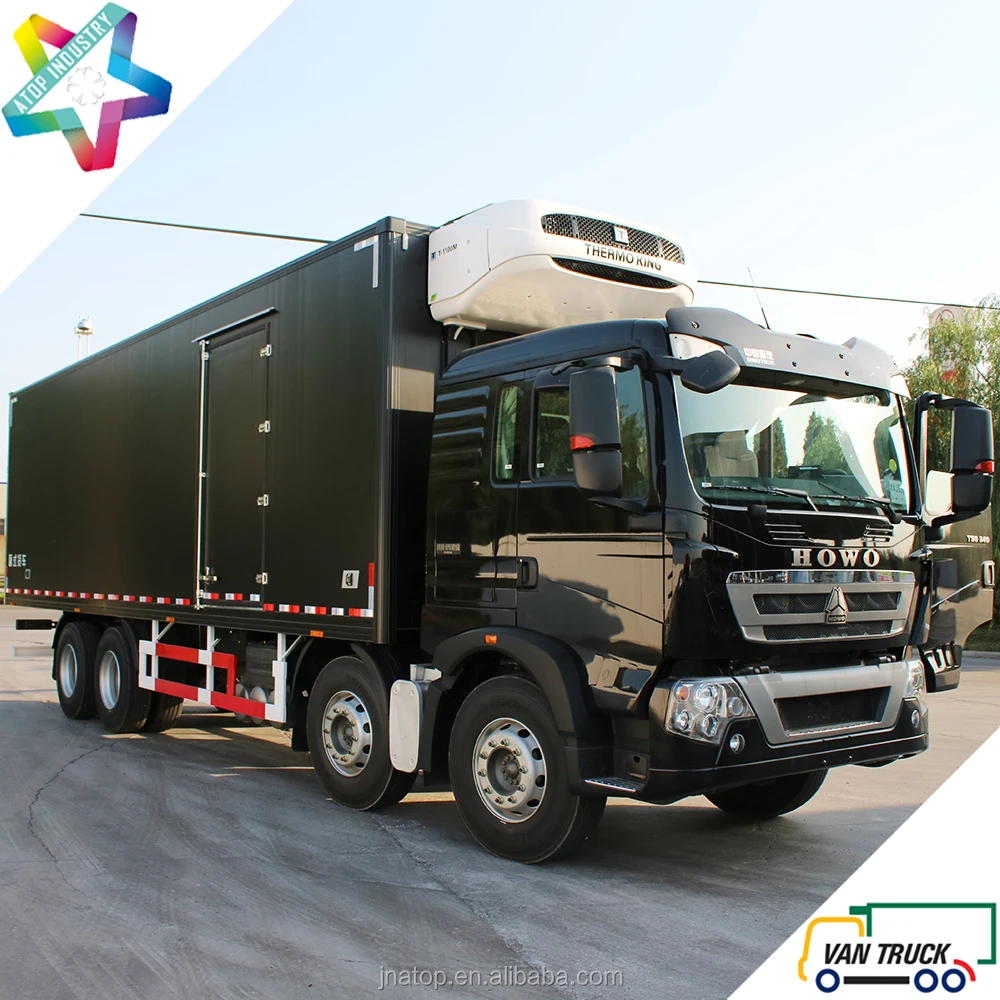 ColdKing Howo T5G 340Hp chassis 9.6m truck body heavy duty refrigerated truck