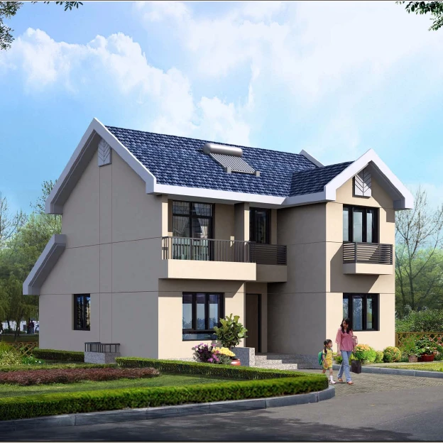 
log cabin kits prefab steel structure houses made in China 