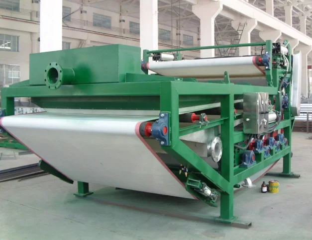 wastewater treatment belt filter press for sludge dewatering machine