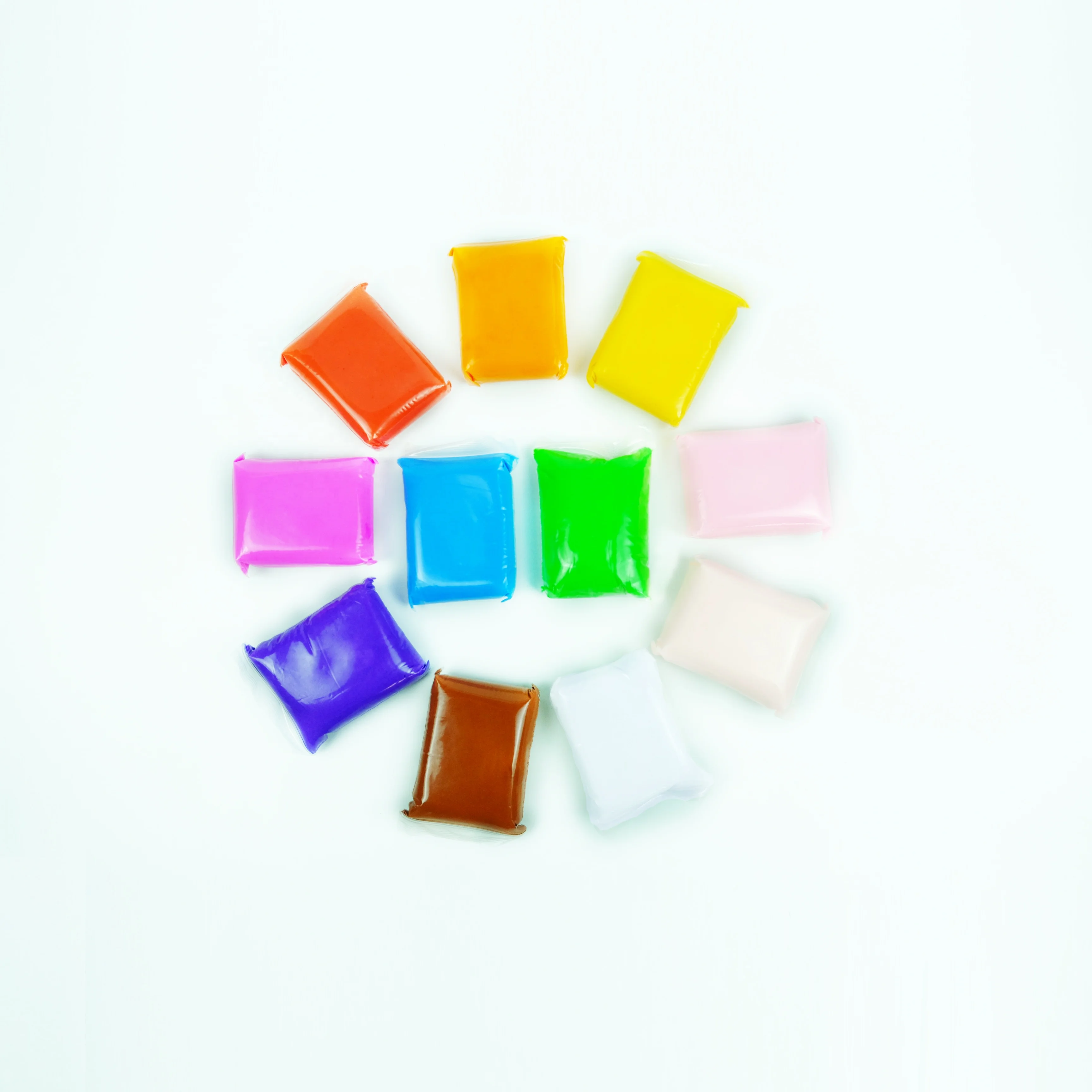 12 color Daiso DIY Soft 3D Light Super Clay For Slime