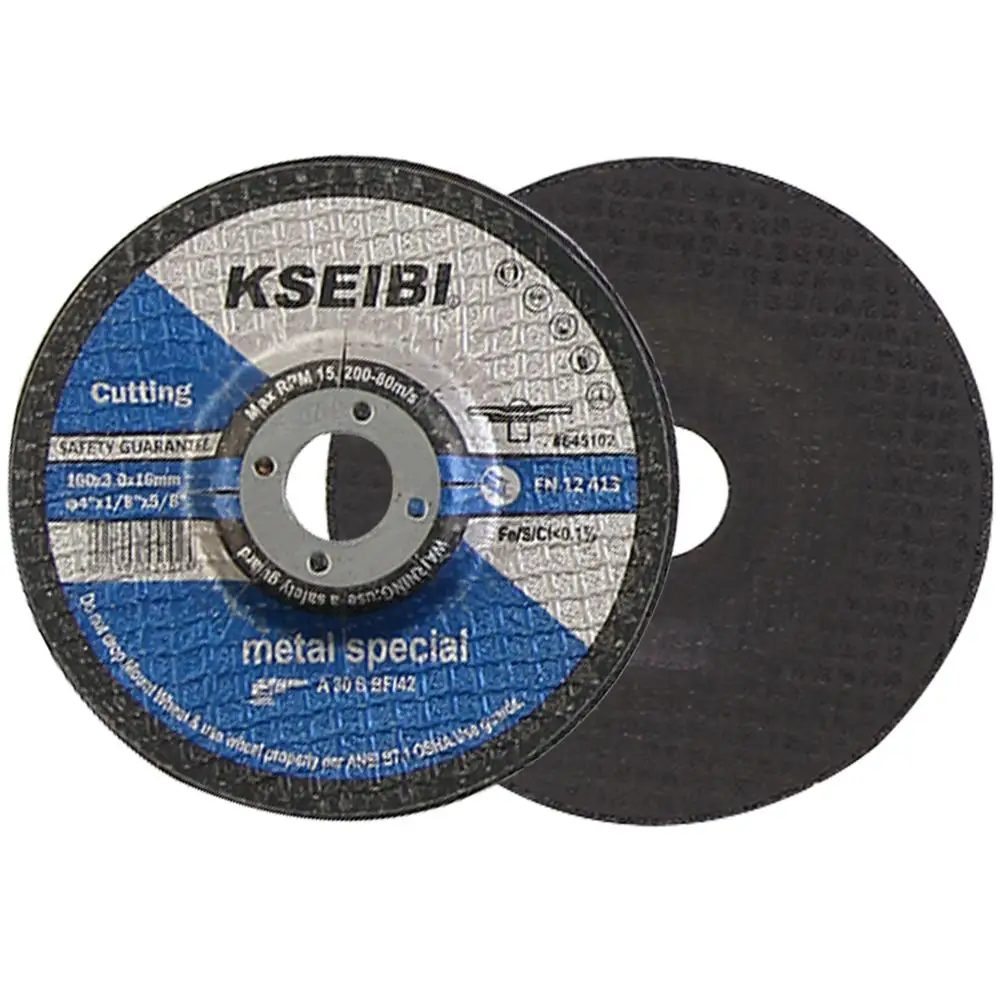 KSEIBI High Performance China 5 inch Abrasive Metal Cutting Disc For Metal & Steel Cutting Wheel