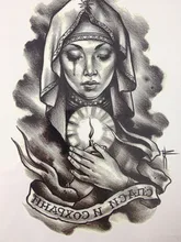 2016 NEW ARRIVAL 21X15 CM O choro mulher Tatuagem Temporária Etiquetas Da Arte Corporal Temporária À Prova D’ Água #112