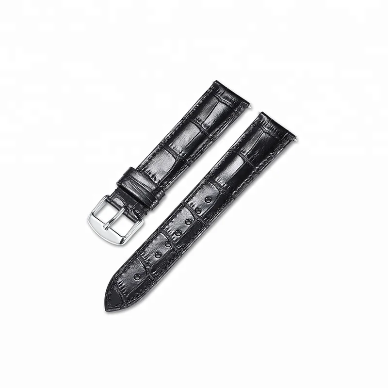 
16 18 19 20 21 22 24mm OEM Wholesales Replacement Western Wristband Genuine Calf Skin Leather Watch Strap Band 