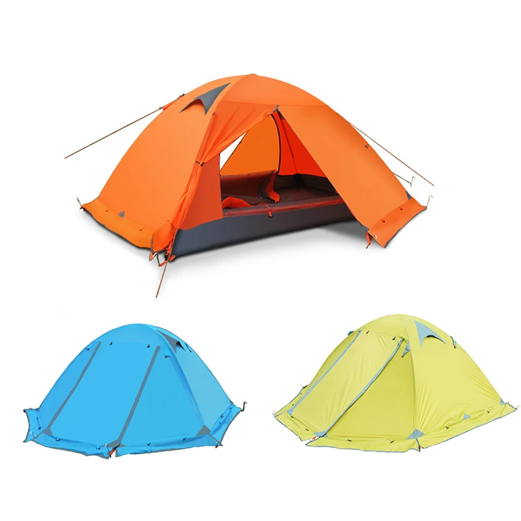 Поо Логотип Открытый Портативный растущий складной 2 человек зимний кемпинг палатка