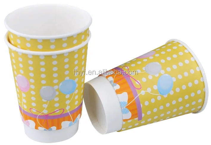 
12oz High Quality Double Wall Paper Cup white 