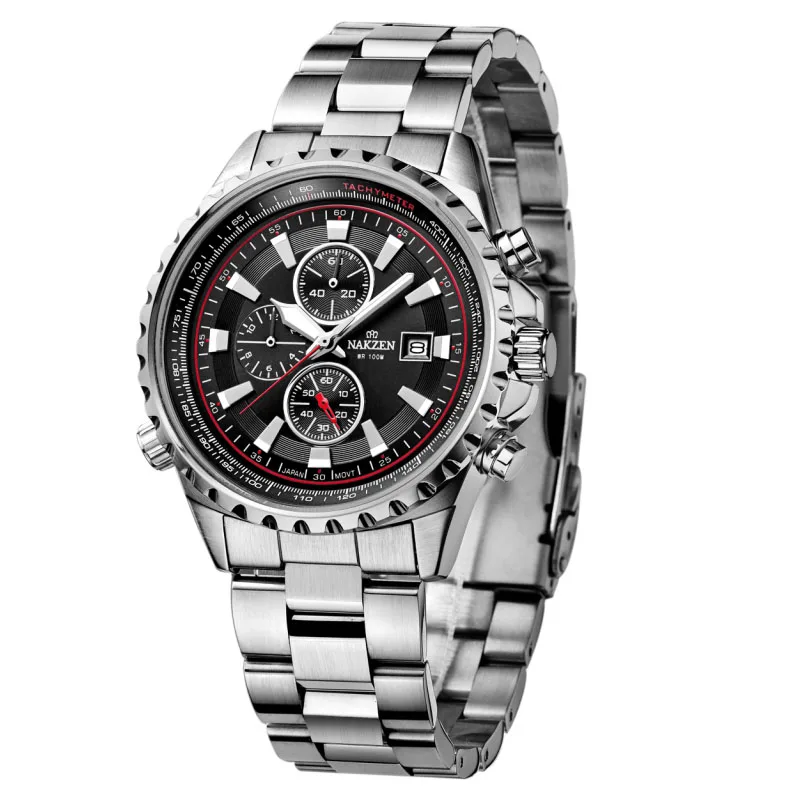 
Own Brand Watches Quartz Steel Men Luxury Brand Wristwatch Custom Made Wrist Japan 2019 Stainless Steel Custom Box Packing VC02 