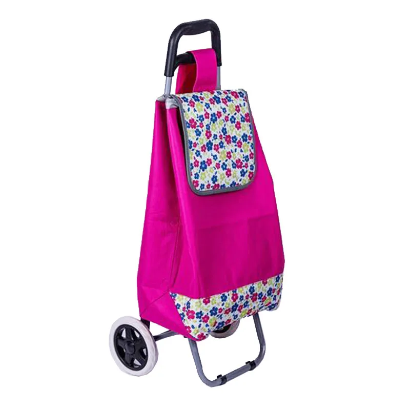 foldable oxford cloth trolley shopping bag with wheels folding shopping trolley bag with wheels foldable supermarket trolley bag