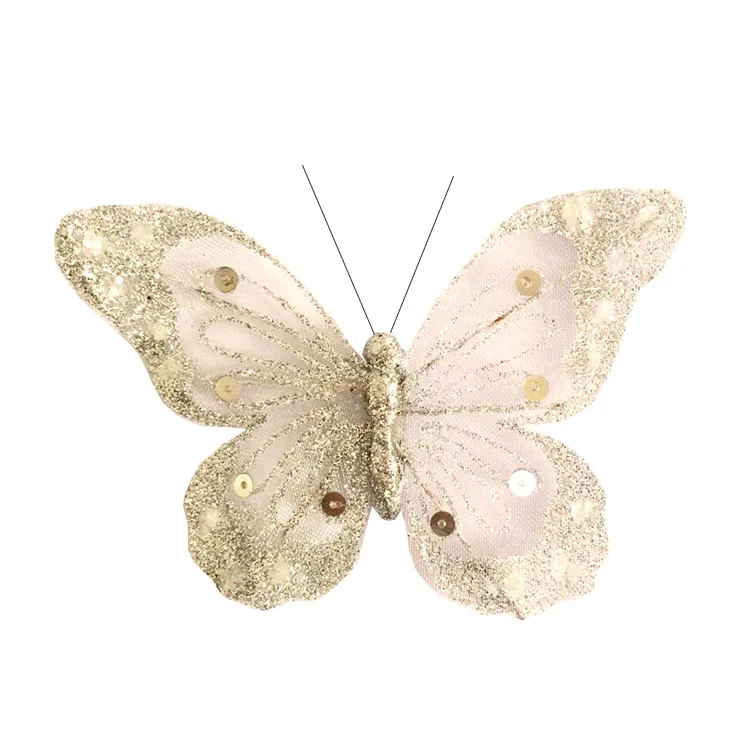 Lifelike artificial butterfly for Christmas