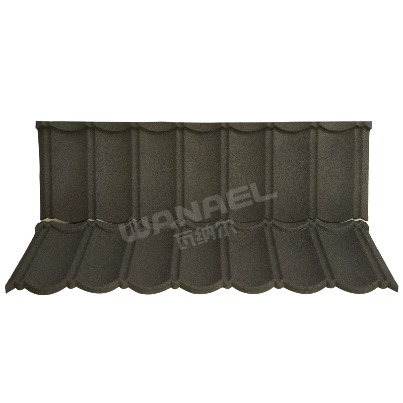 Low Cost Chinese Cheap Roofing Materials, Free-Maintenance And Durable Stone Chips Coated Steel Roof Sheets