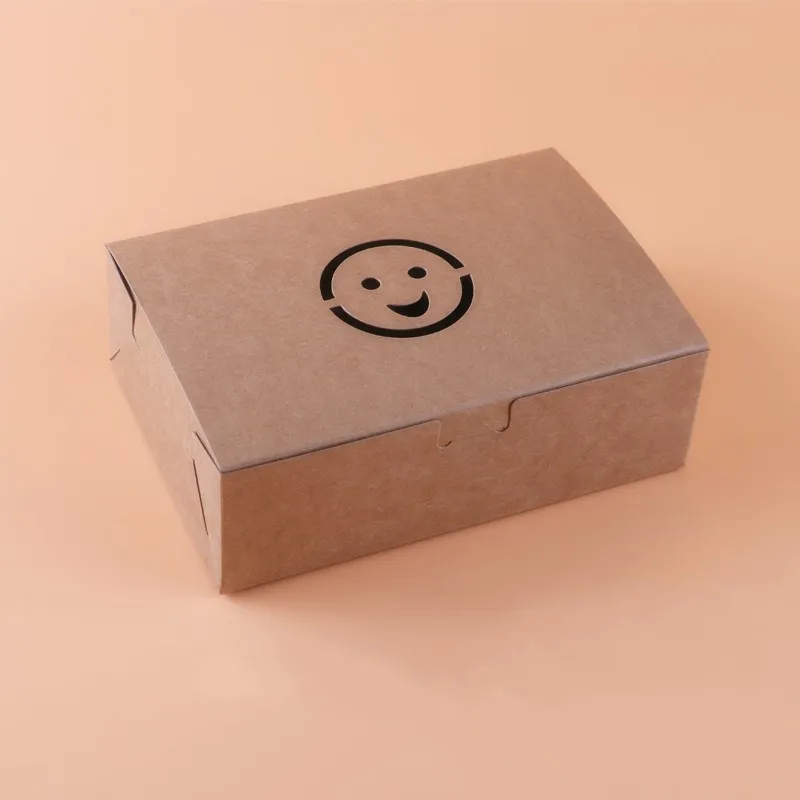 Smiling face paper fried chicken box fast food packaging