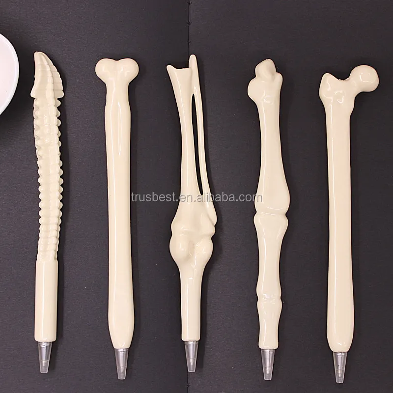 0.7mm Novelty Pen Writing Supplies Bone Shape Pen