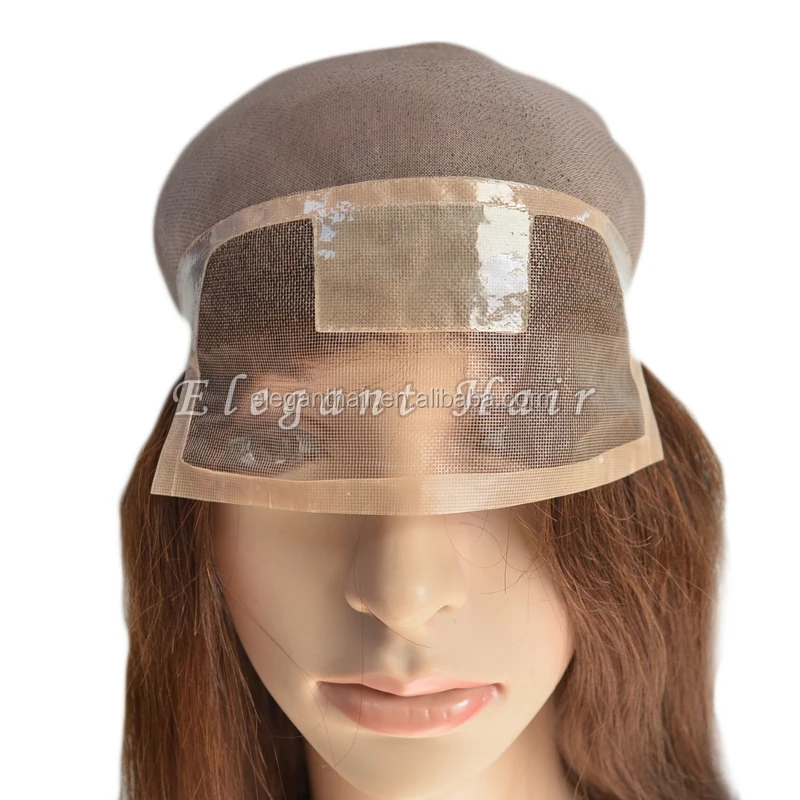 100% Brazilian Virgin Hair Fine Mono Lace Women Full Cap Wig