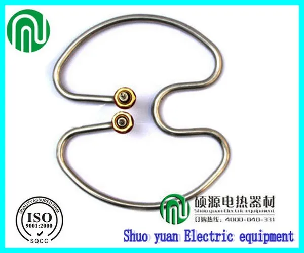 SUS304 W-shaped bucket electric heat pipe, tank heater element 1.5KW 220V