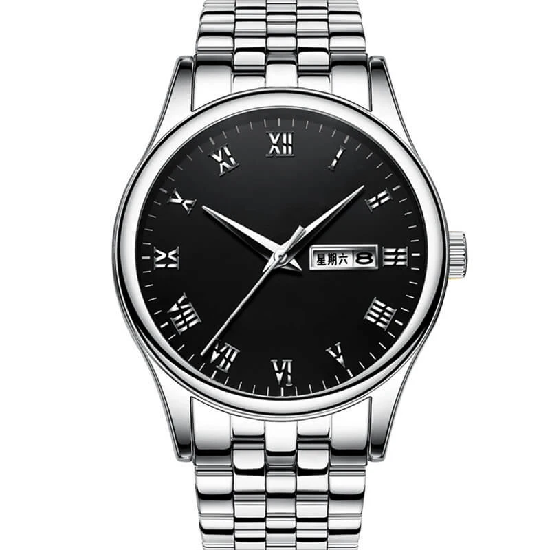 Luxury Alloy Watches Men Wrist Classic Quartz Wrist Watch