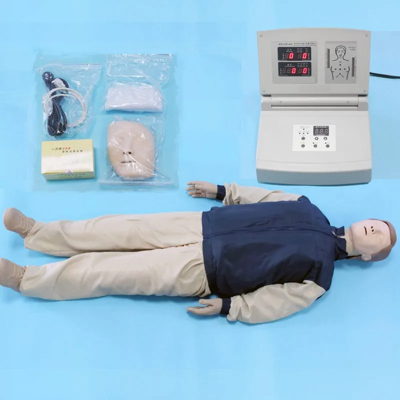 ADA Fully Automatic Electronic CPR480 Manikin Advanced Full Body Training for Teaching Anatomy for Medical Science Learning