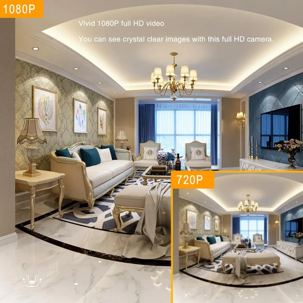 Real Time Monitoring Wifi Connection Ptz Camera For Intrusion detection Mini camera indoor Mini Very Small Camera