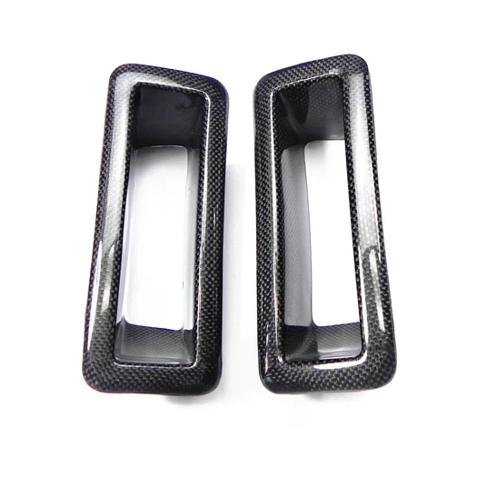 Carbon Fiber Wide Body for Nissan R33 Nismo N1 front Bumper side air Vents trim cover