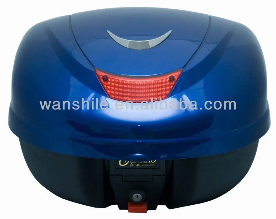 Factory direct sale high quality plastic motorcycle tail box, motorcycle plastic storage box