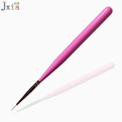 Jiexia Plastic Super Thin 9mm Nylon Hair Nail Art Fine Liner Brush for Detailer Painting