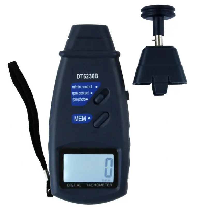 
Factory direct sale Digital photo contact tachometer DT6236B surface speed meter 
