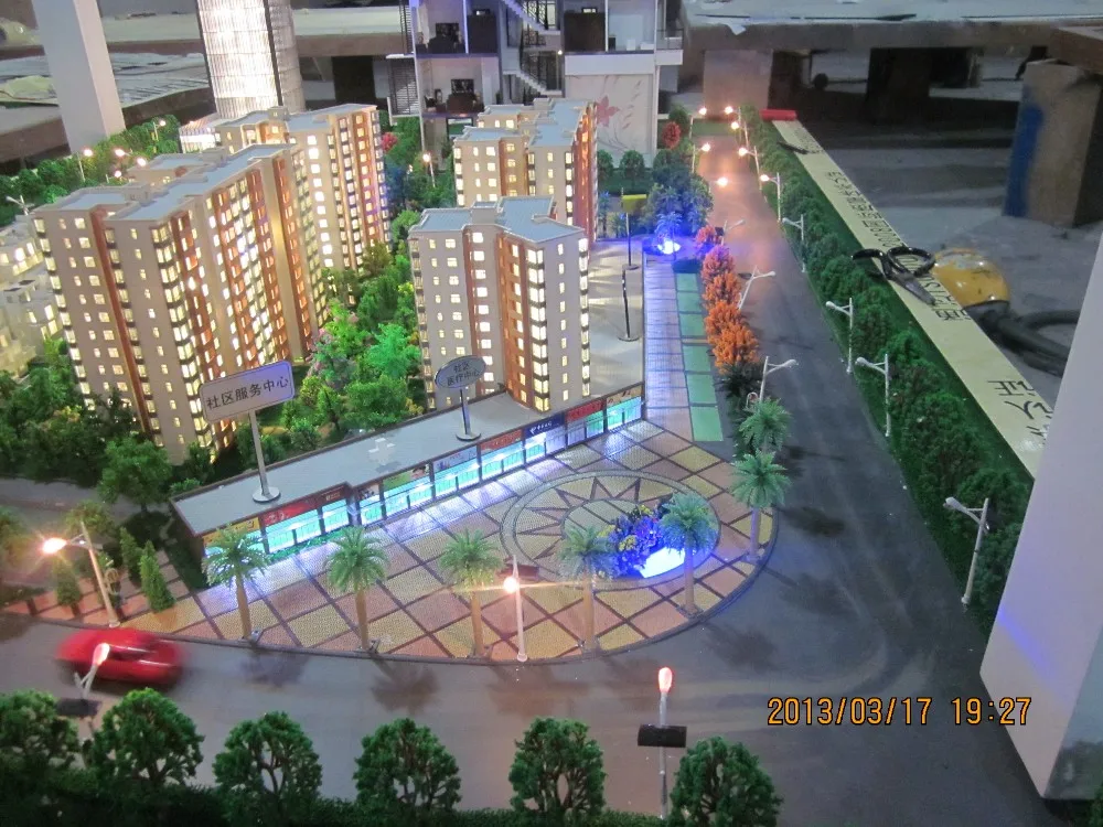 Акриловые масштаб архитектура модель миниатюрный дом на недвижимость