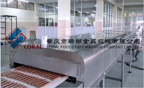 Chocolate enrobing hollow wafer machine/Ball wafer coating machinary/Hollow wafer machine