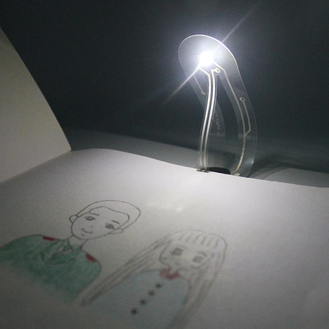2022 New Promotional Gift Thinnest Flexible Mini Led Light Bookmark Light