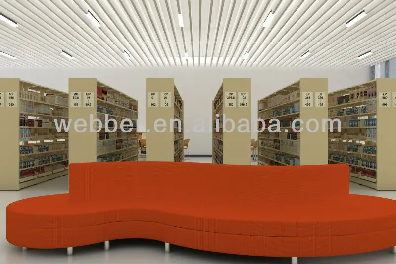 
Library metal bookshelf 