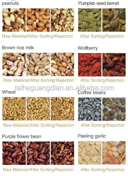 High Sorting Accuracy CCD Seeds Color Separator