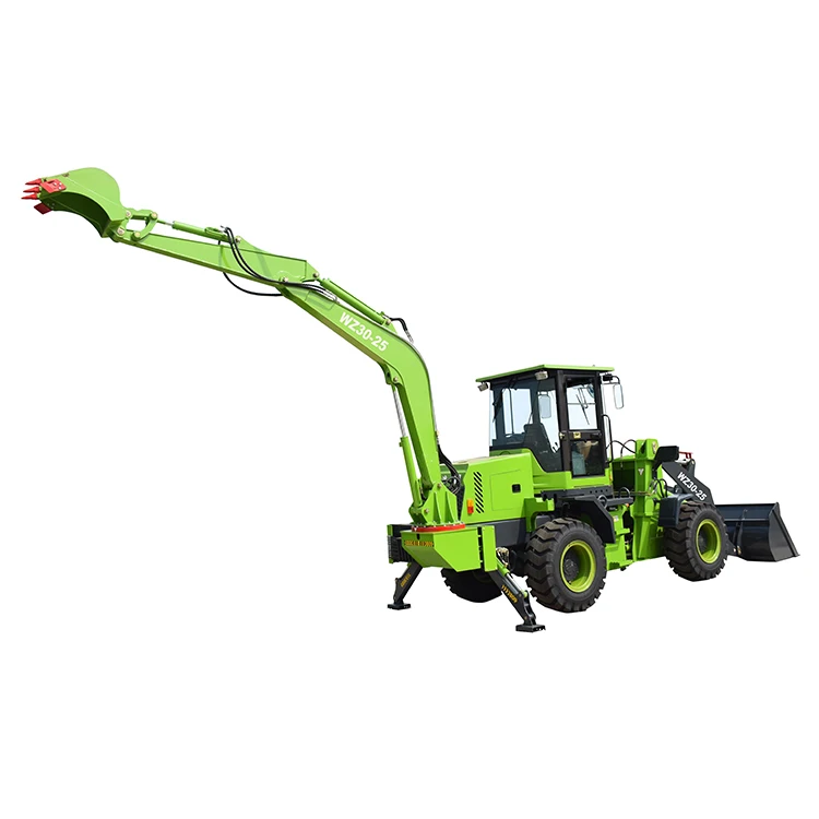 WZ30-25 мини-экскаватор-погрузчик из Китая