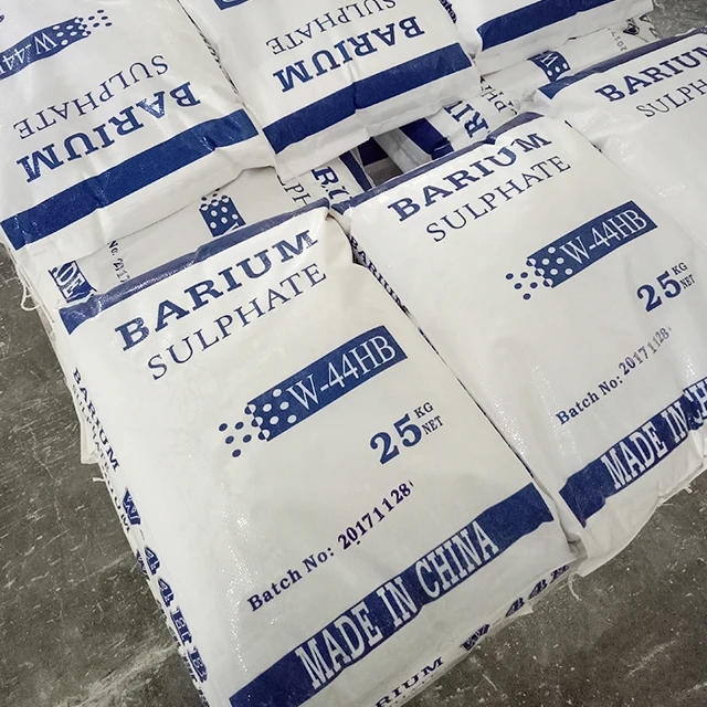 White Barytes natural barium sulfate for brake pad