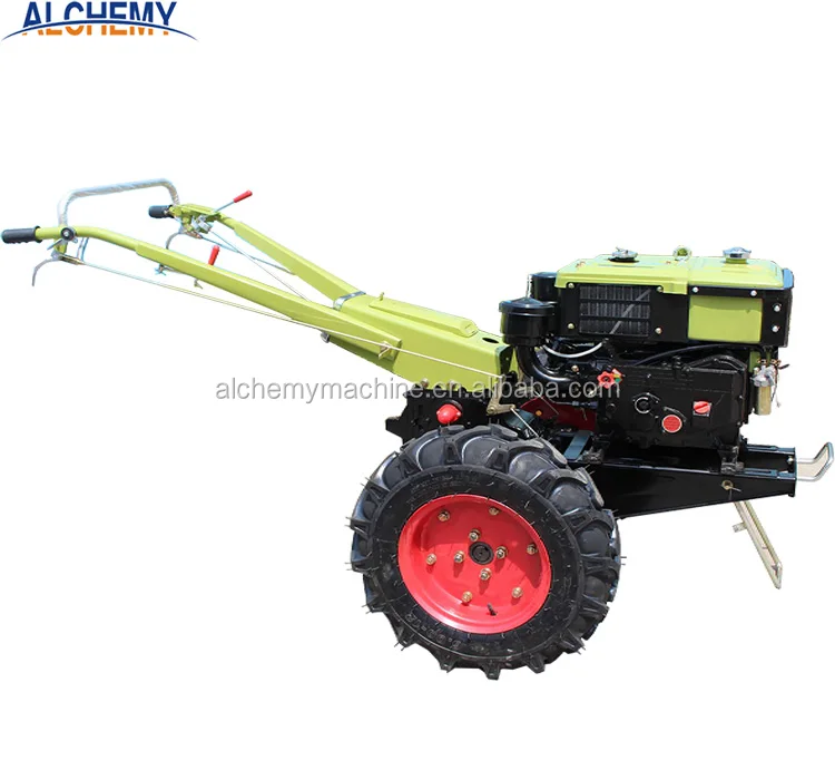 electric starter 15hp rotary tiller walking tractor for sale
